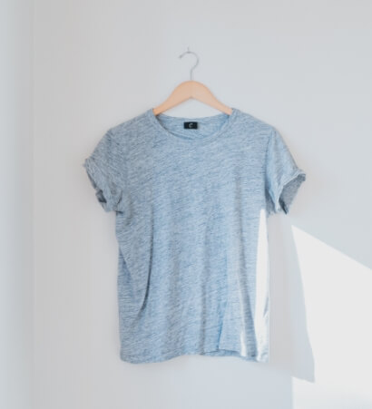 Imagem da camiseta azul